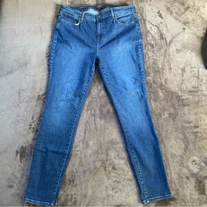 NYDJ Ami Skinny Lift & Tuck Jeans Women's Size 14 (Actual 34x29) Blue Denim